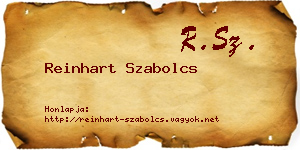 Reinhart Szabolcs névjegykártya